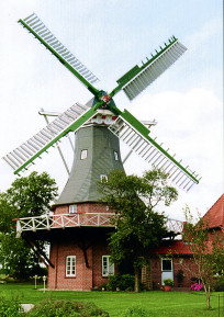 Die Windmühle in Ganderkesee-Habbrügge